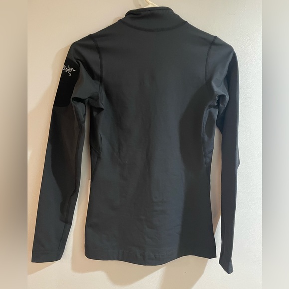 Arc'teryx BLACK Half Zip Pull Over Shirt Jacket Size XS wemens - Picture 7 of 7